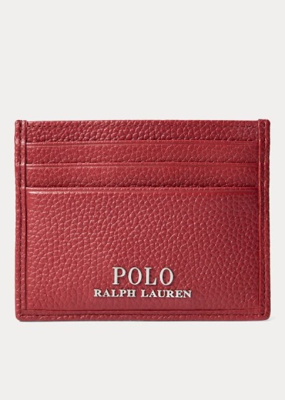 Titular Do Cartão Polo Ralph Lauren Pebbled Couro Homem 86139-DPKZ